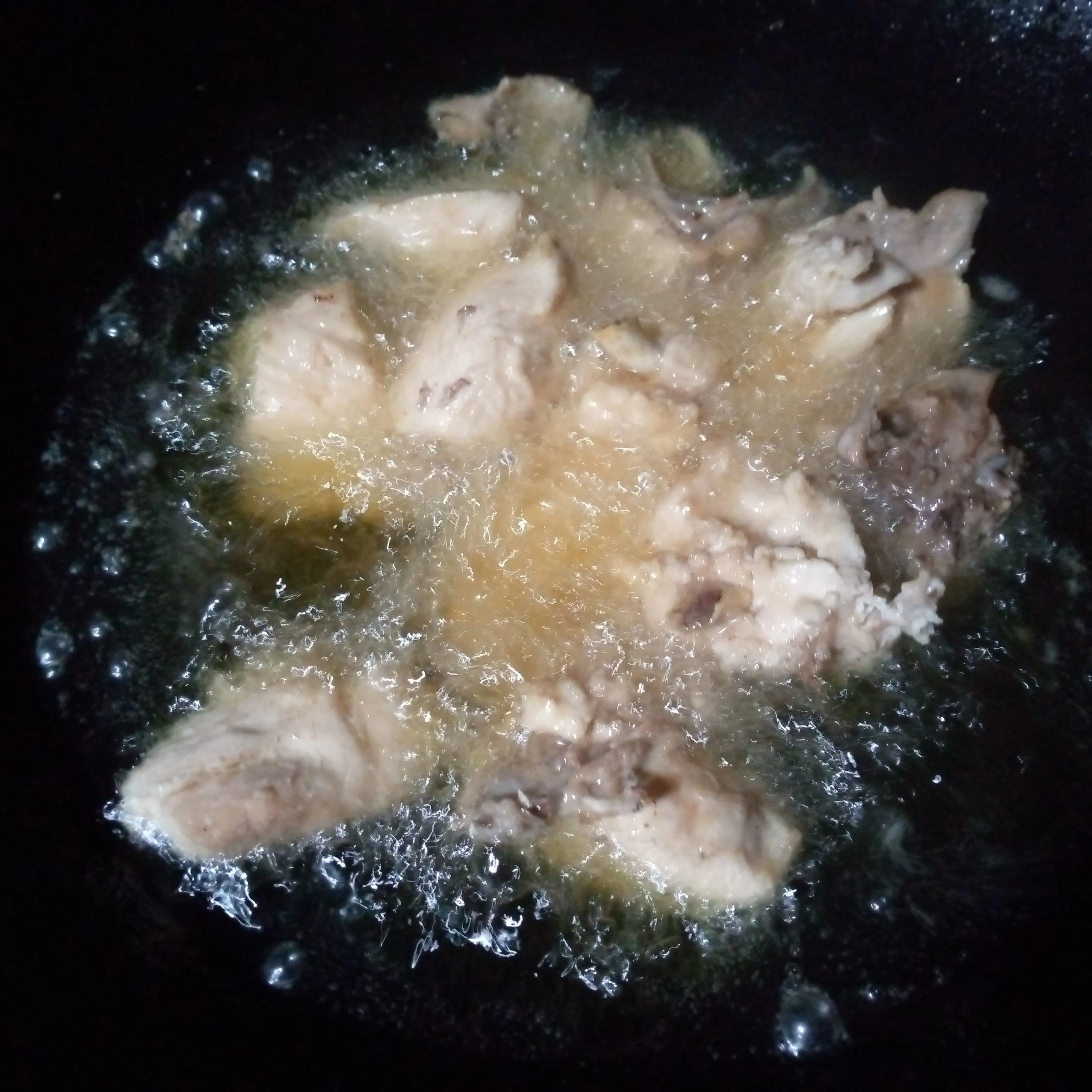Step 2 Balado Ayam dan Jengkol