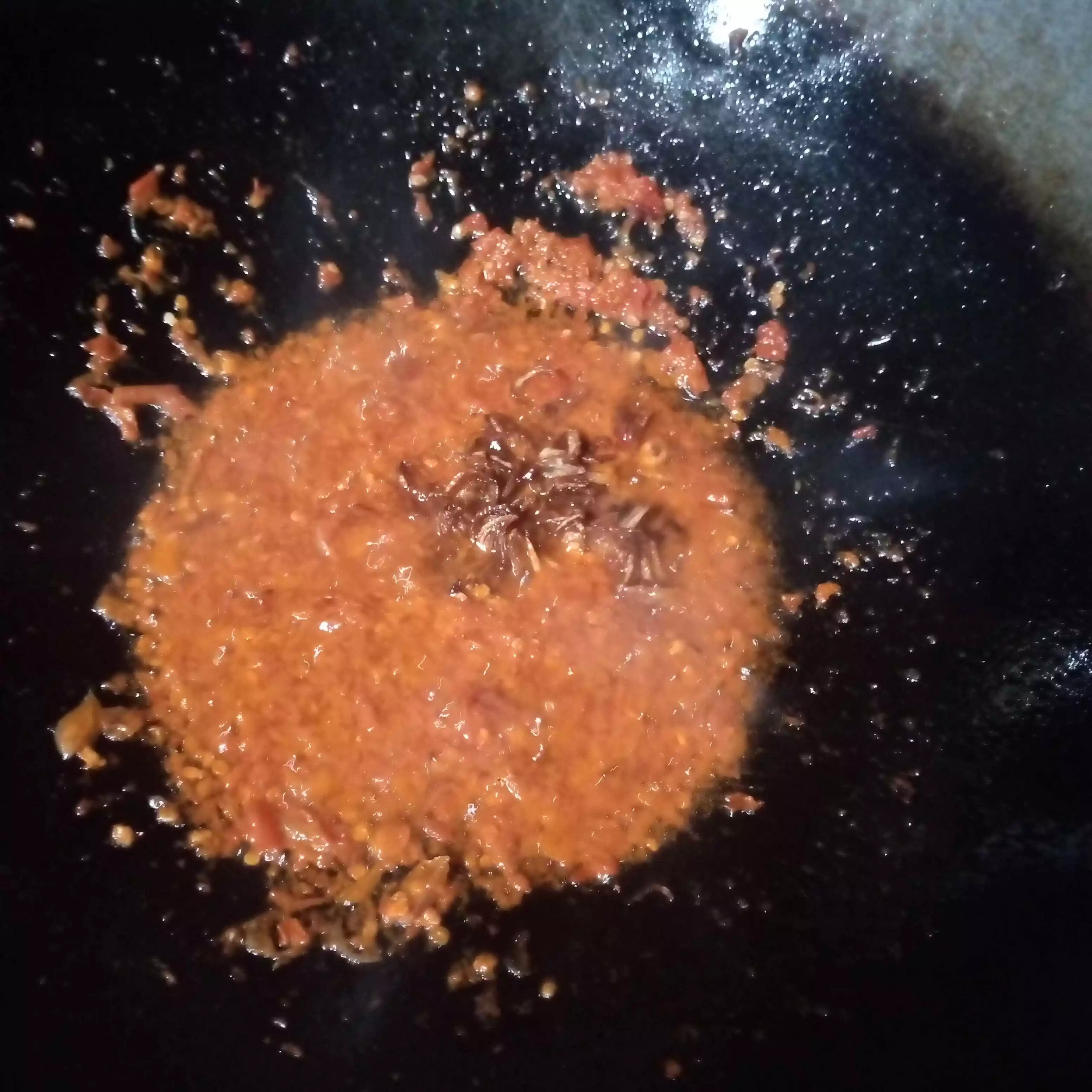 Step 6 Balado Ayam dan Jengkol