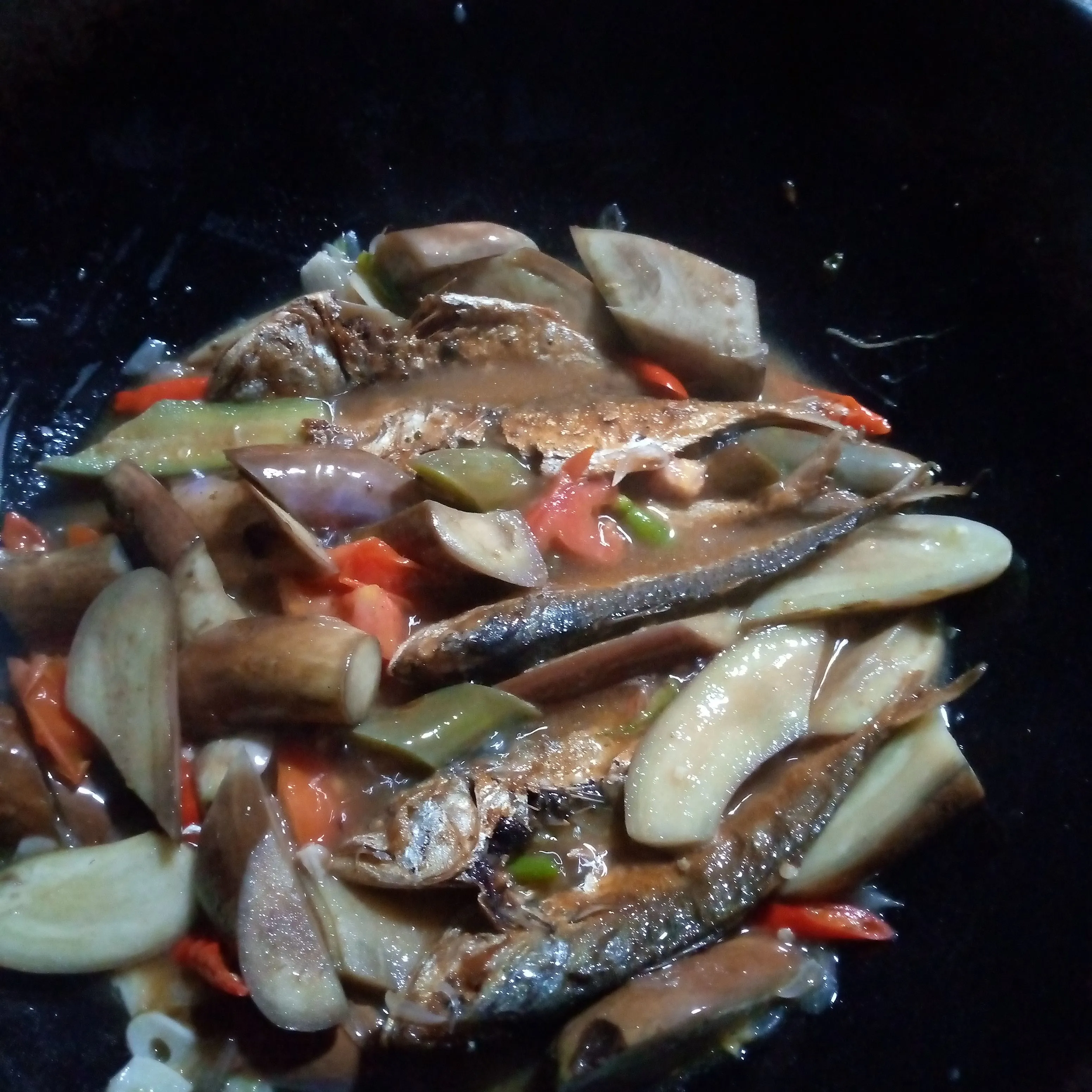 Step 8 Tumis Terong Ikan Asin