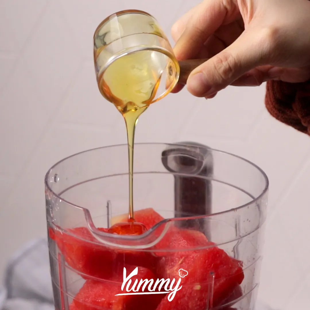 Step 2 Watermelon Yogurt Tea