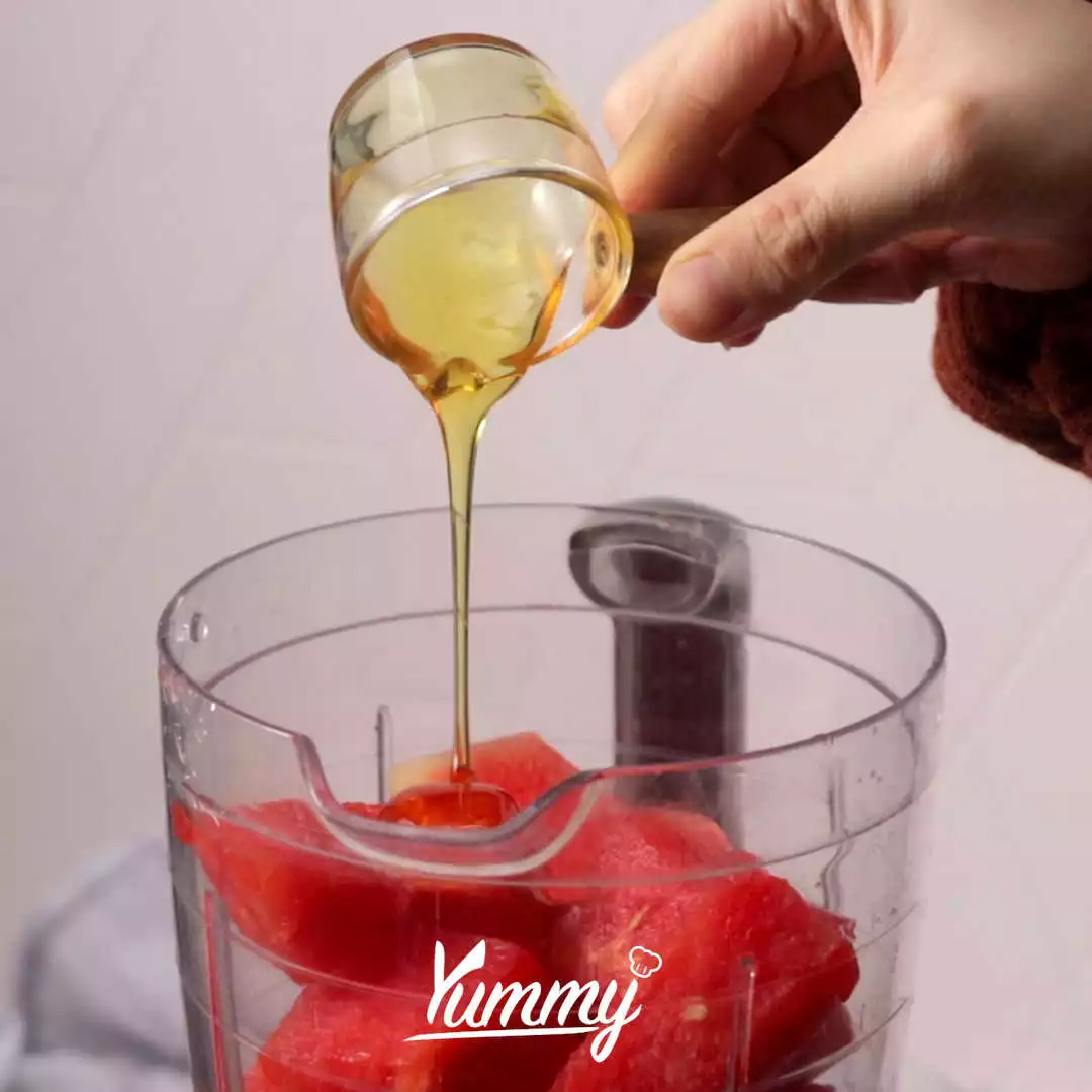 Step 2 Watermelon Yogurt Tea