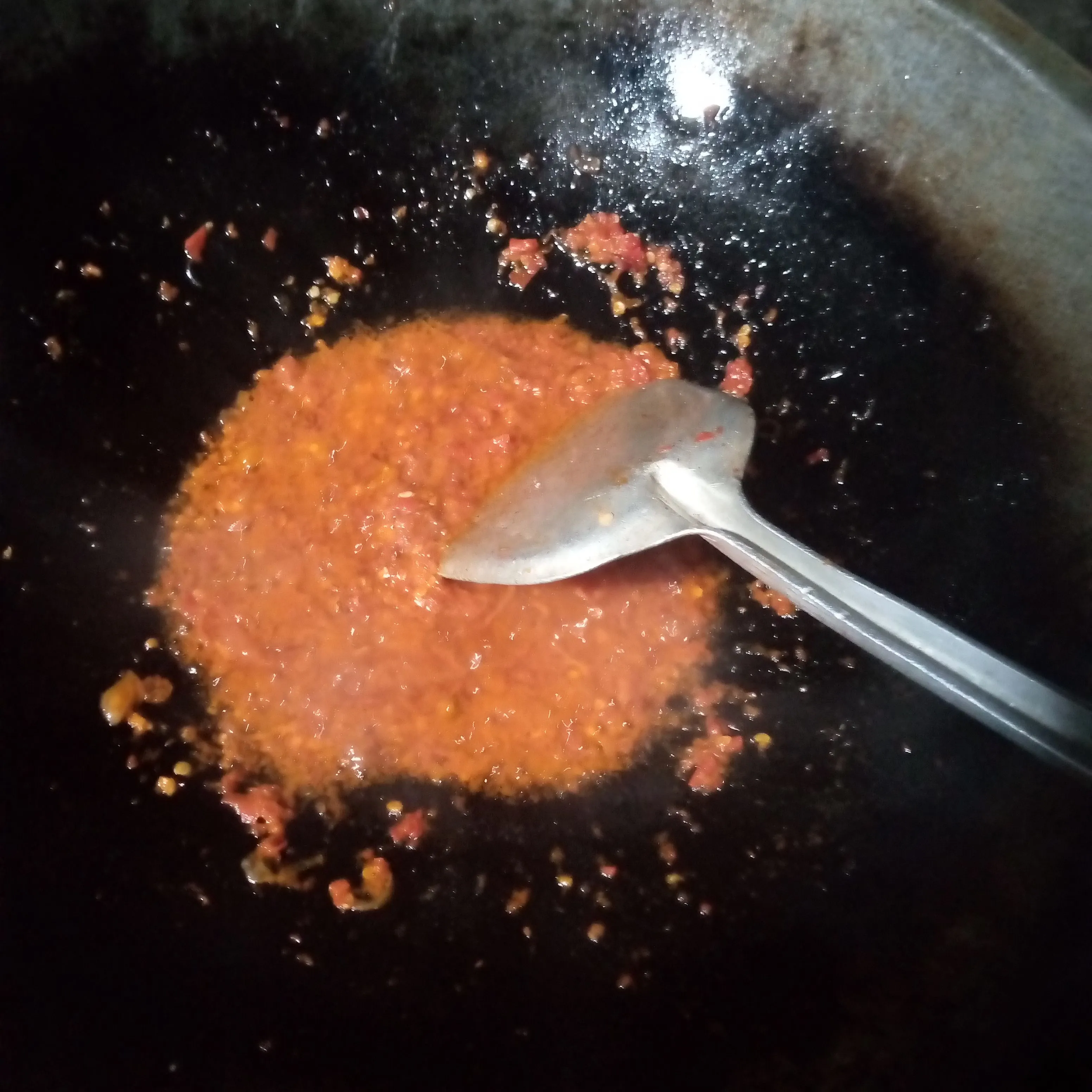 Step 5 Balado Ayam dan Jengkol