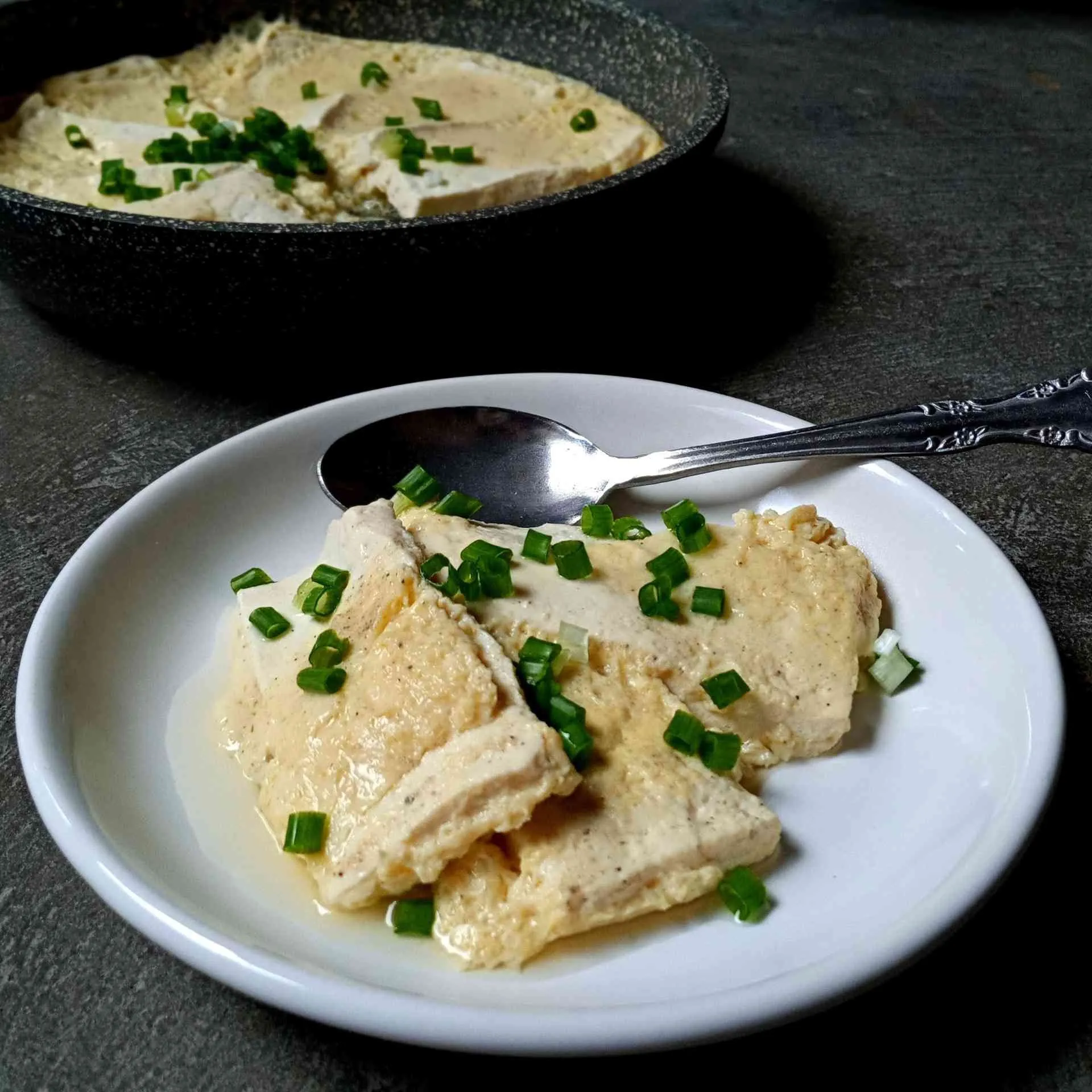 Silken Tofu With Egg