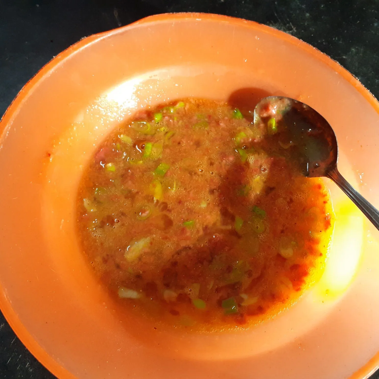 Step 1 Nasi Goreng Merah Sembunyi