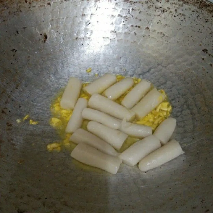 Step 3 Tteokbokki Telur Keju Pedas
