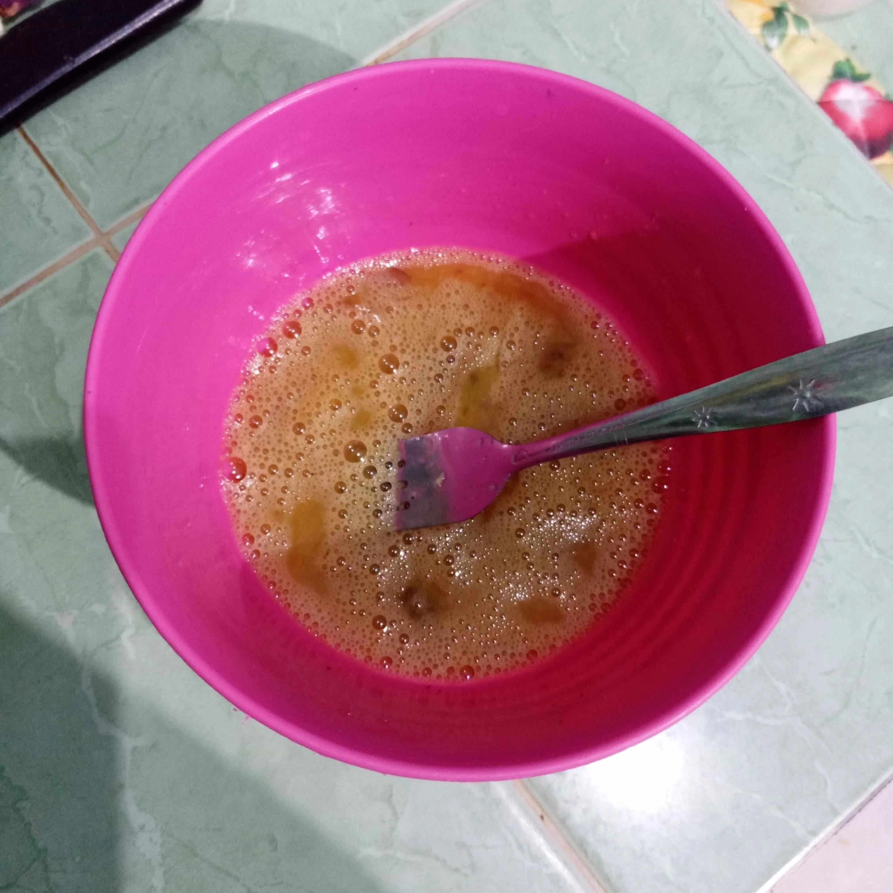 Step 3 Omelet Jagung Manis