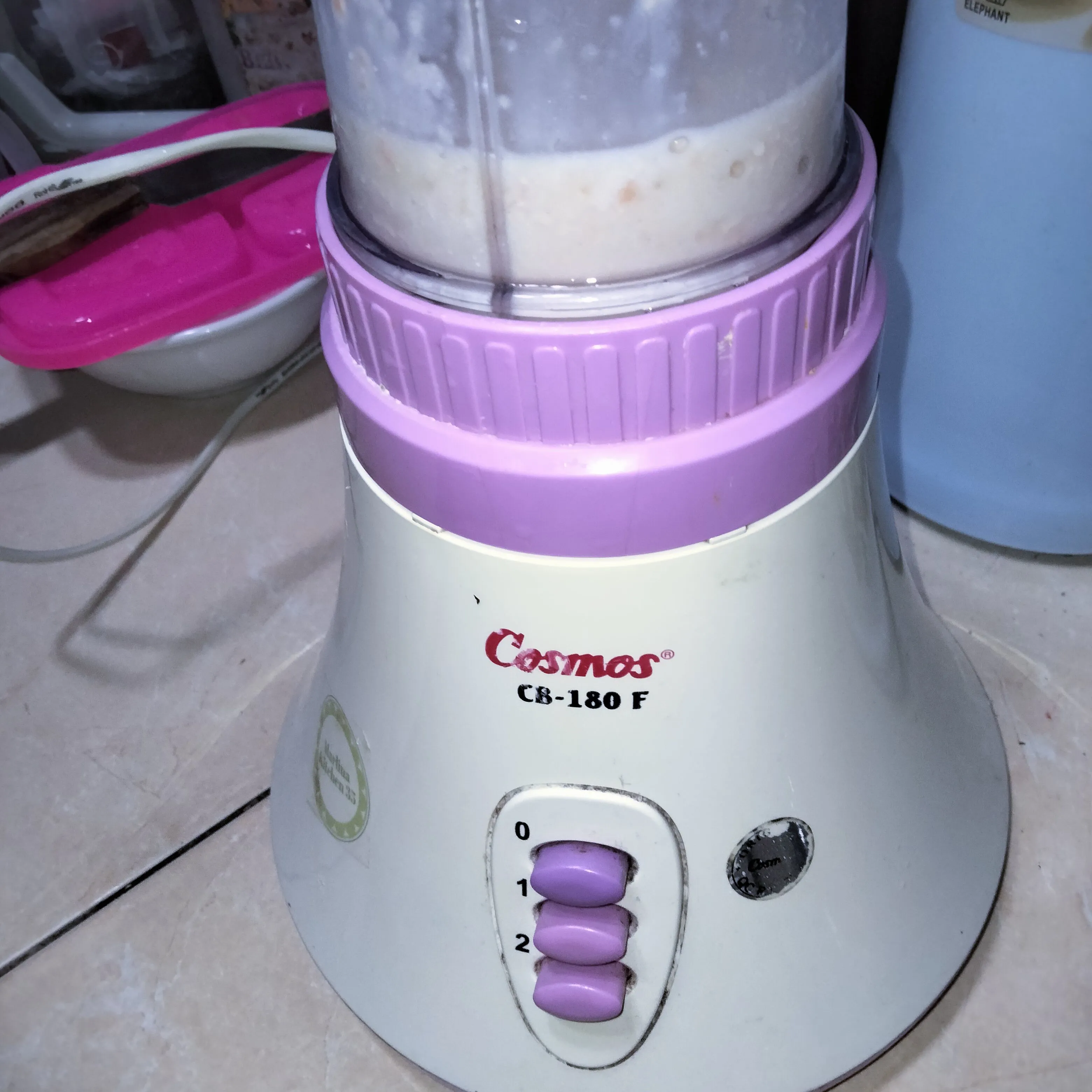 Step 3 Smoothies Bowl (Wortel Pisang Pir)