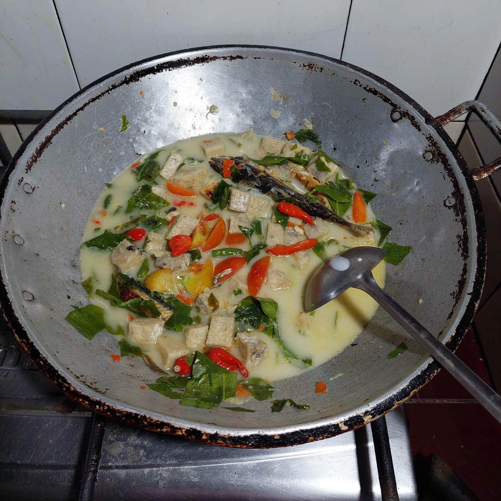 Step 6 Tempe Gembus Kuah Santan