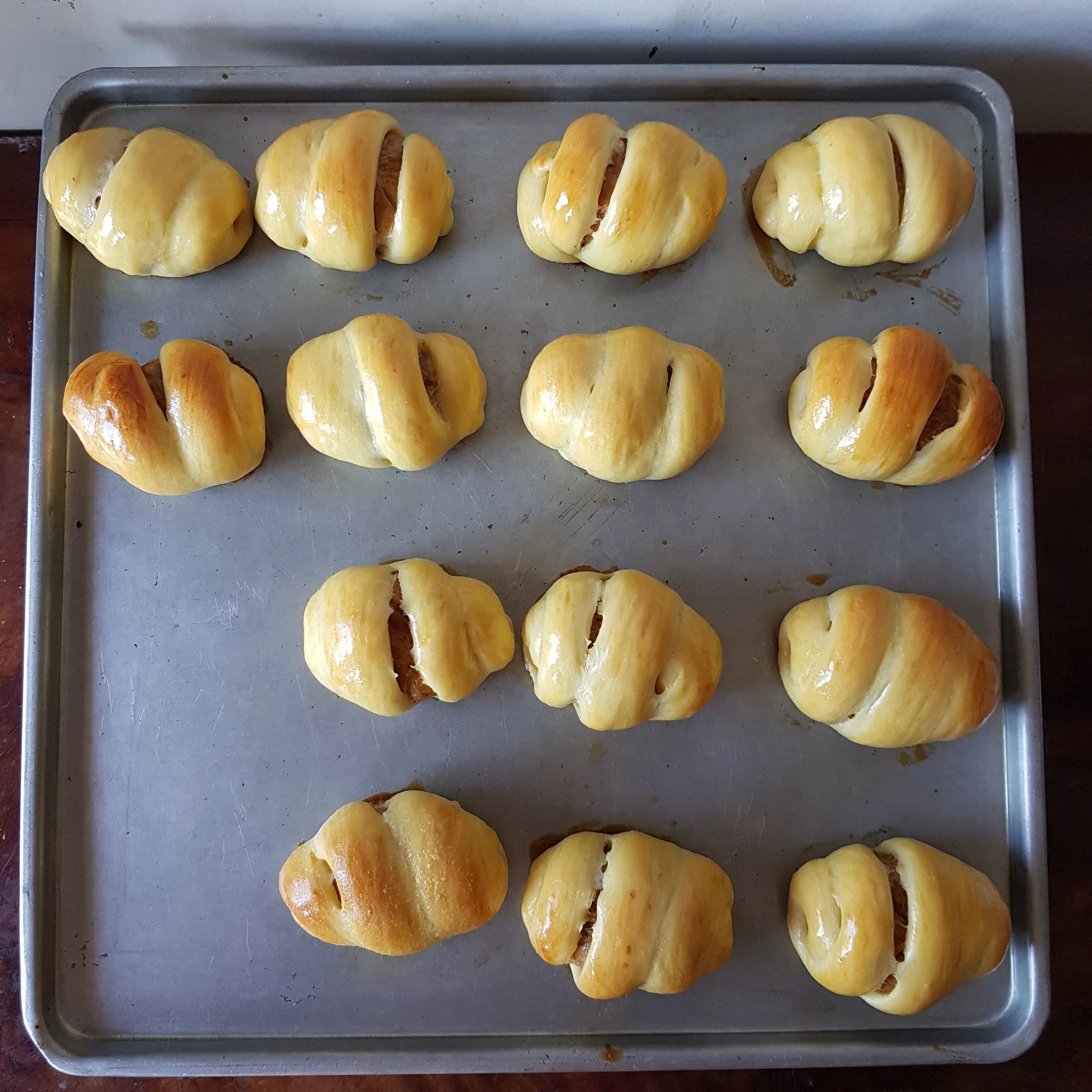 Step 7 Roti Unyil Isi Sosis