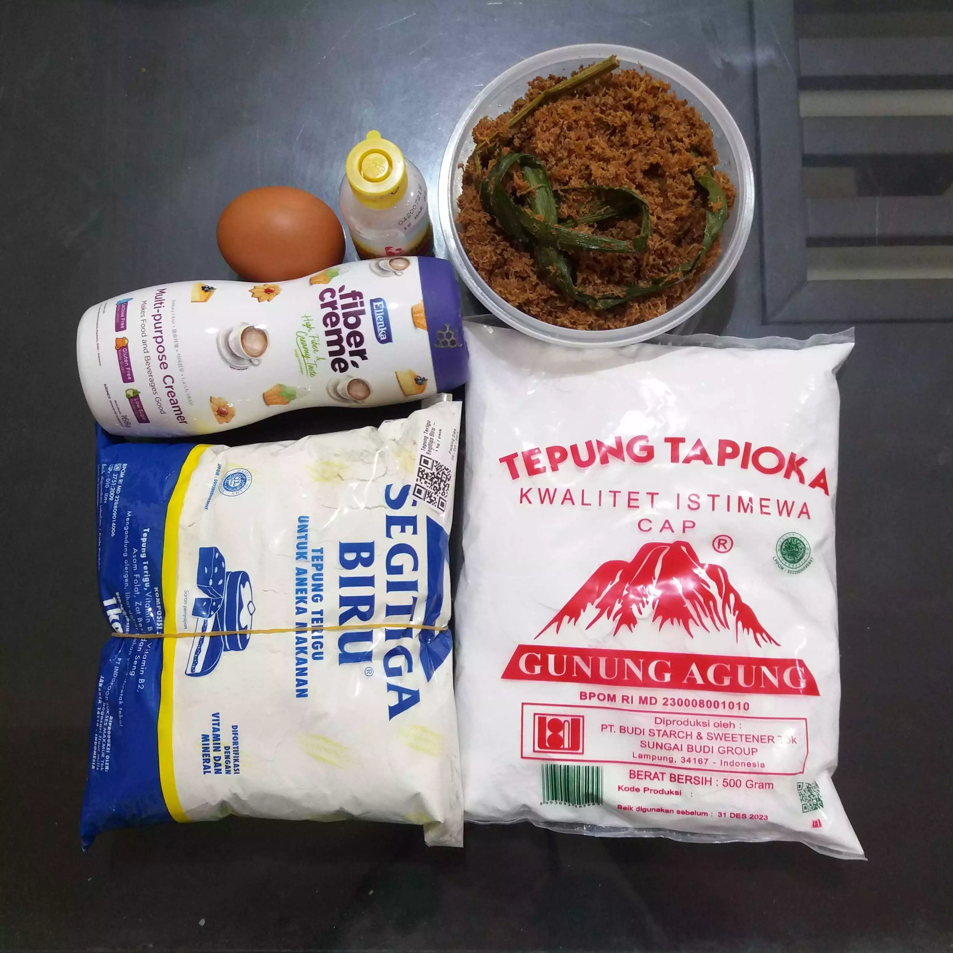 Step 1 Dadar Gulung