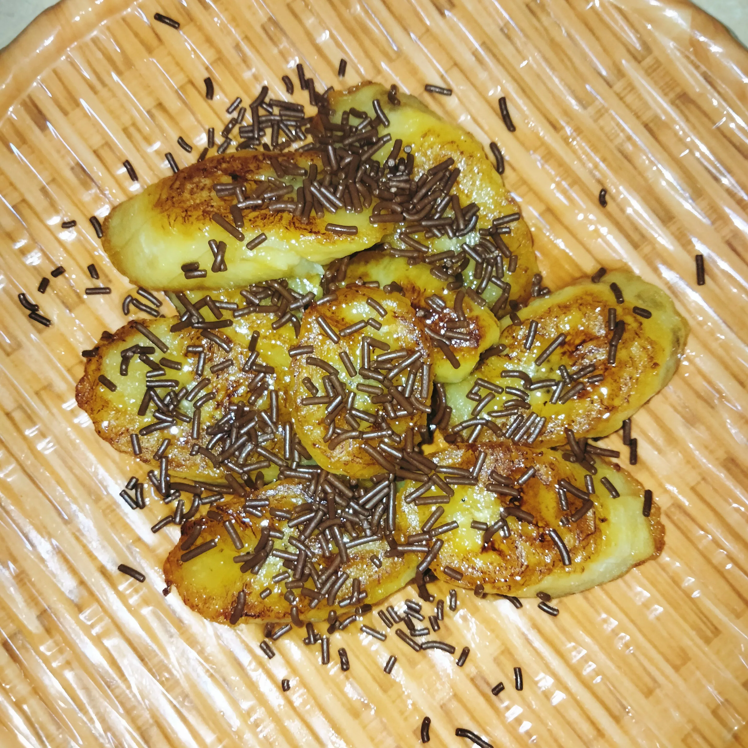 Step 7 Pisang Bakar Coklat Keju