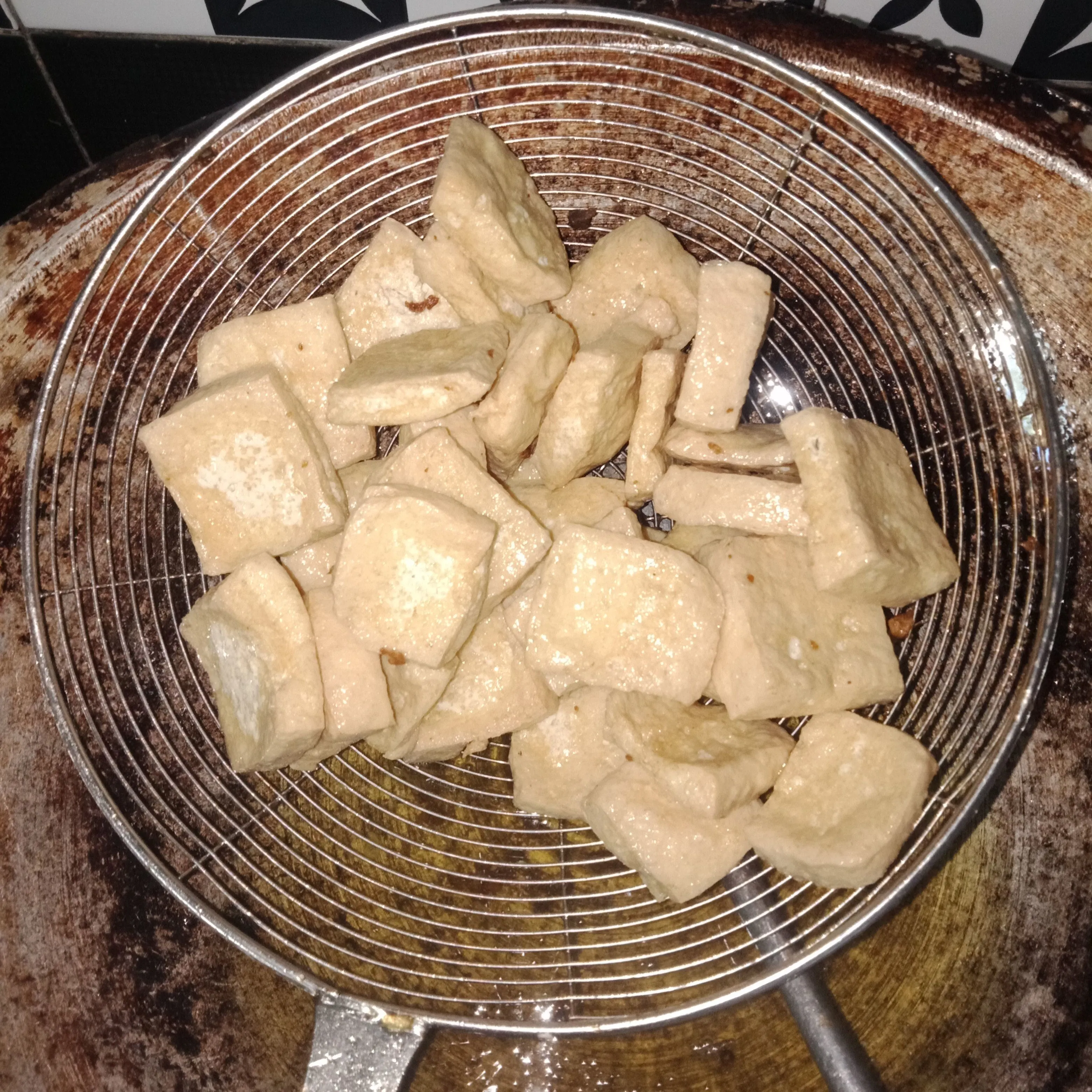 Step 1 Batagor Pedas