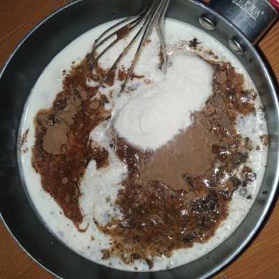 Step 2 Puding Brownies Roti Tawar