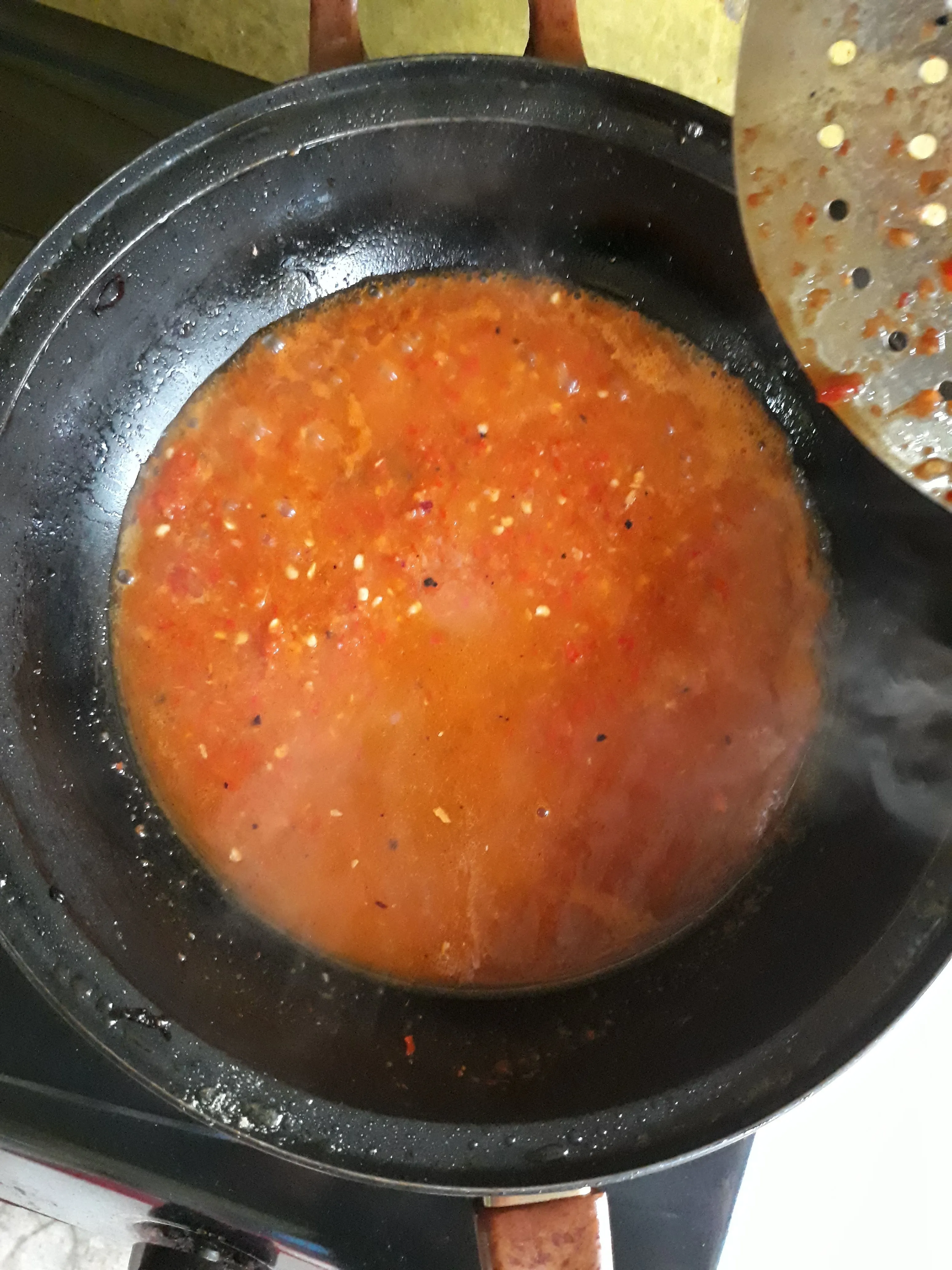 Step 5 Balado Pete Telur