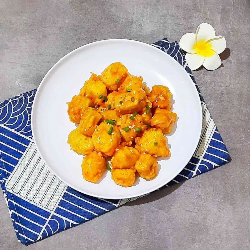 TAHU KRIYUK SAUS BAWANG