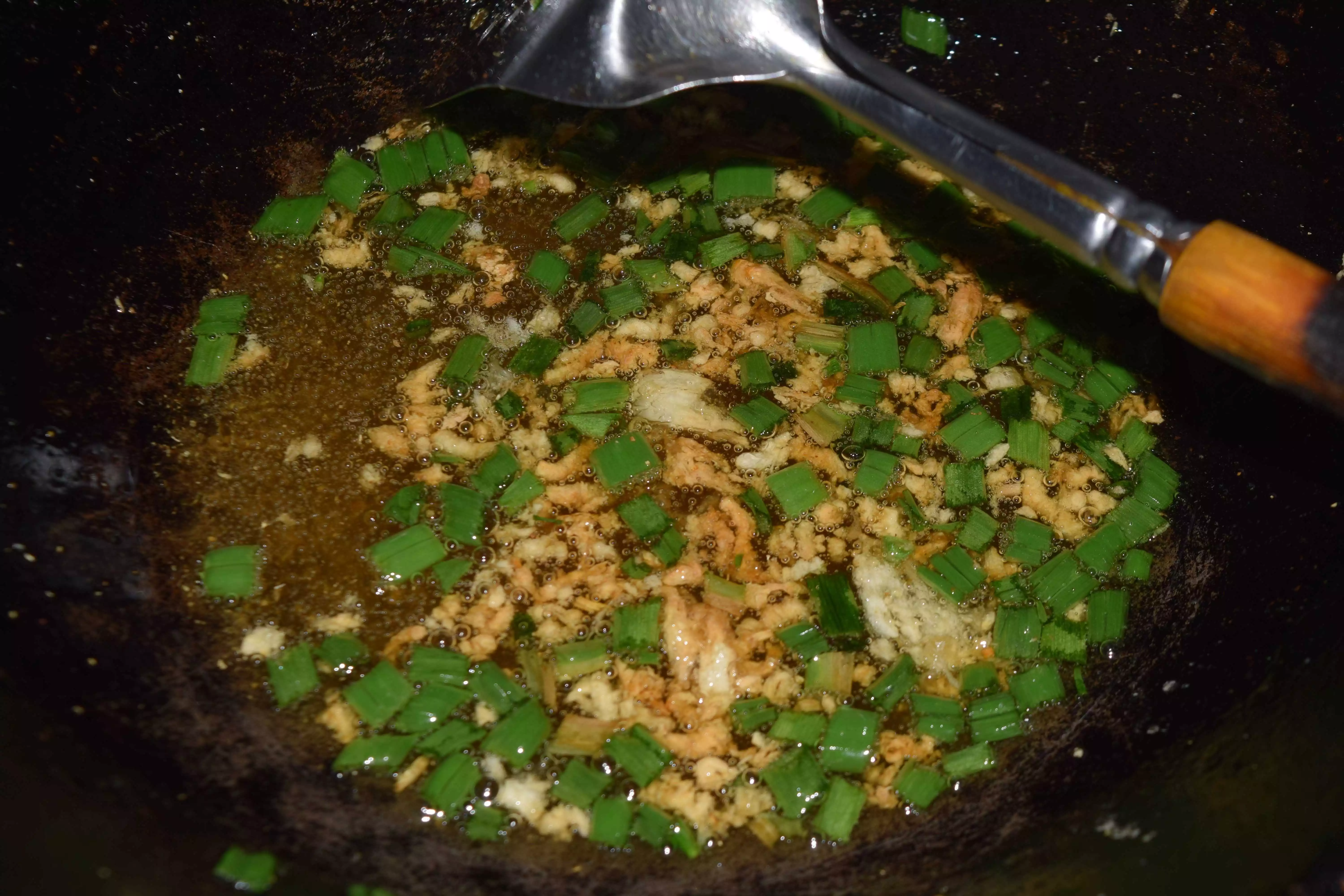 Step 9 Mie Bayam Homemade