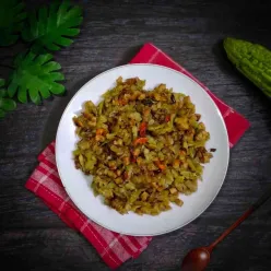 Tumis Pare Tempe Pedas