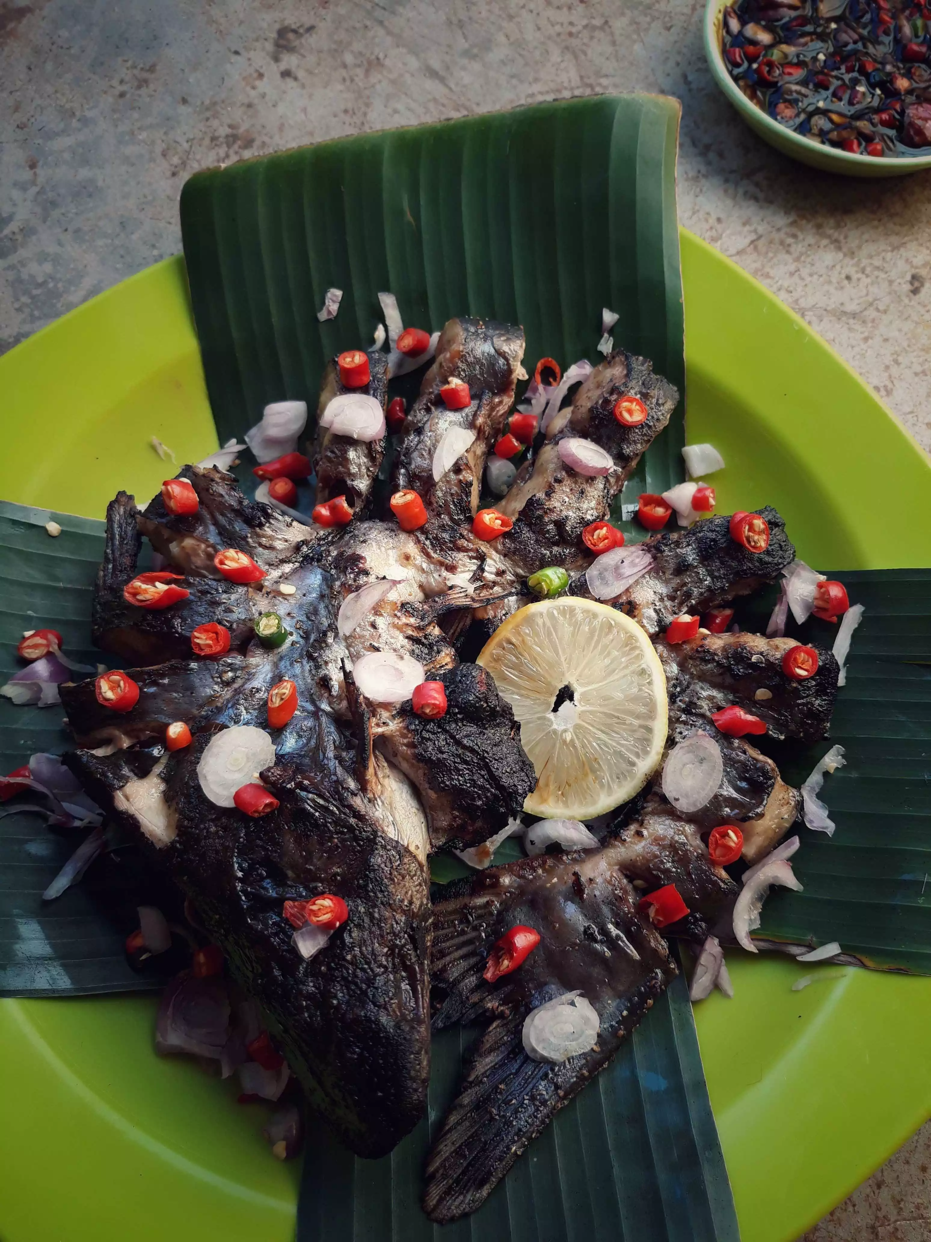 Step 7 Patin Bakar Sambal Matah