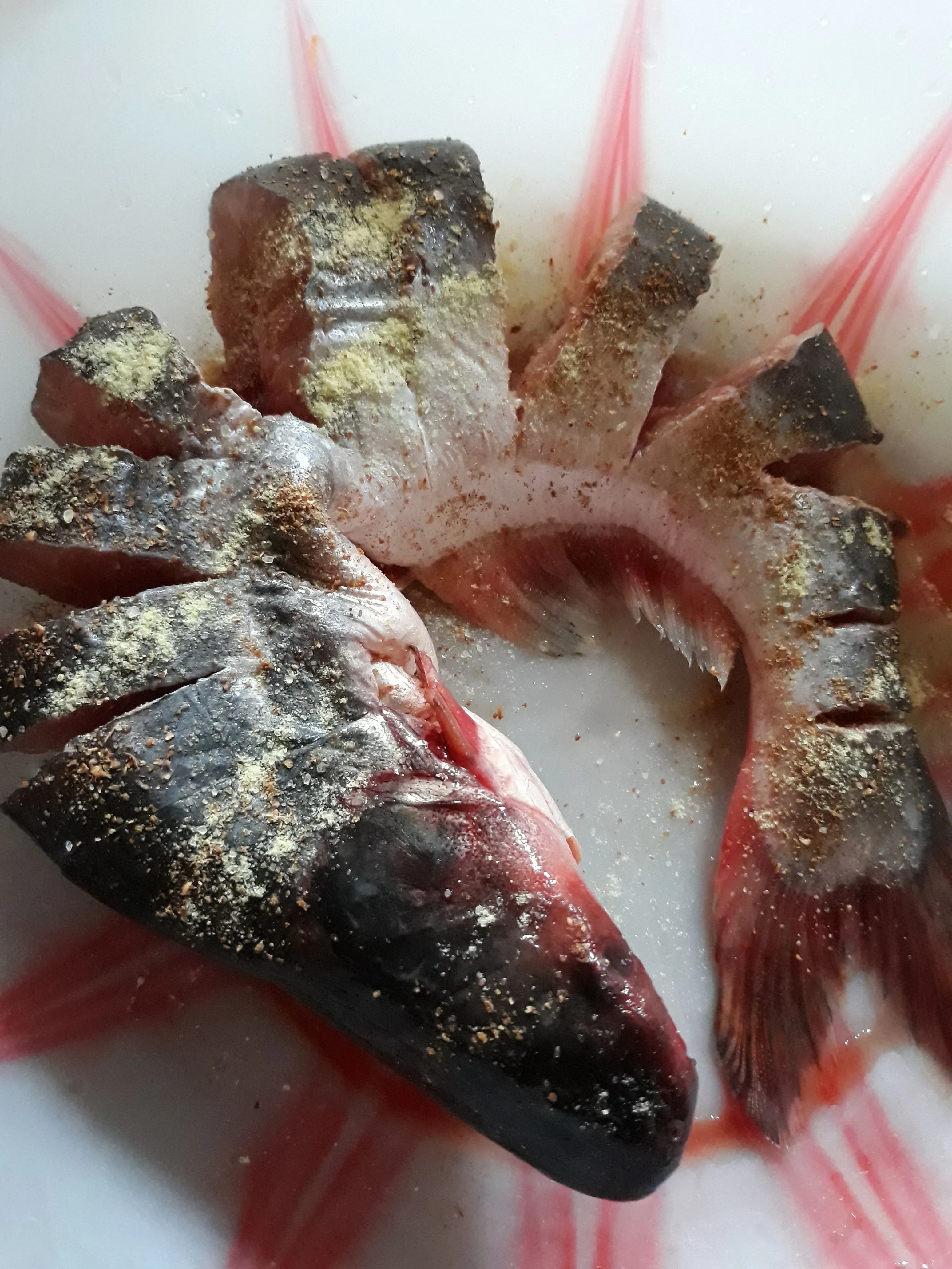 Step 3 Patin Bakar Sambal Matah