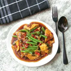 Tahu Buncis Saus Tiram