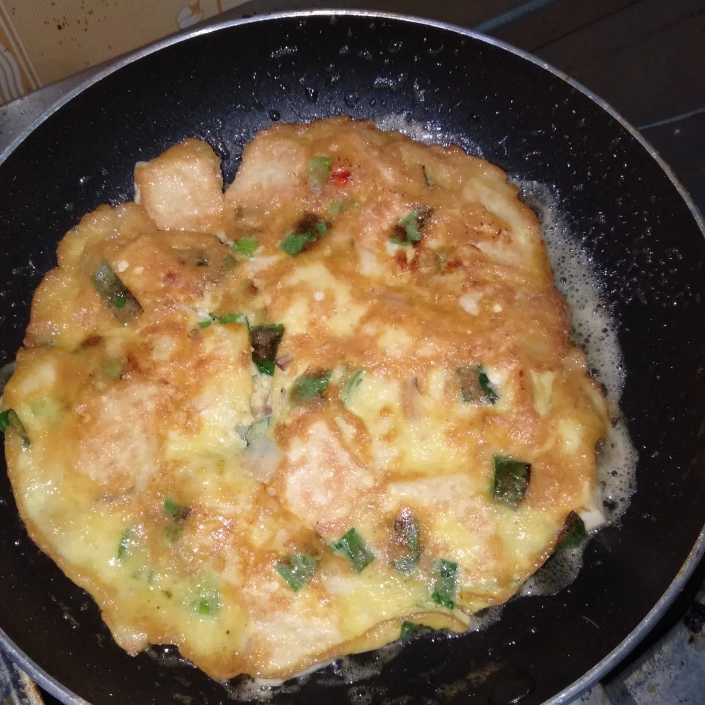 Step 5 Telur Dadar Tahu