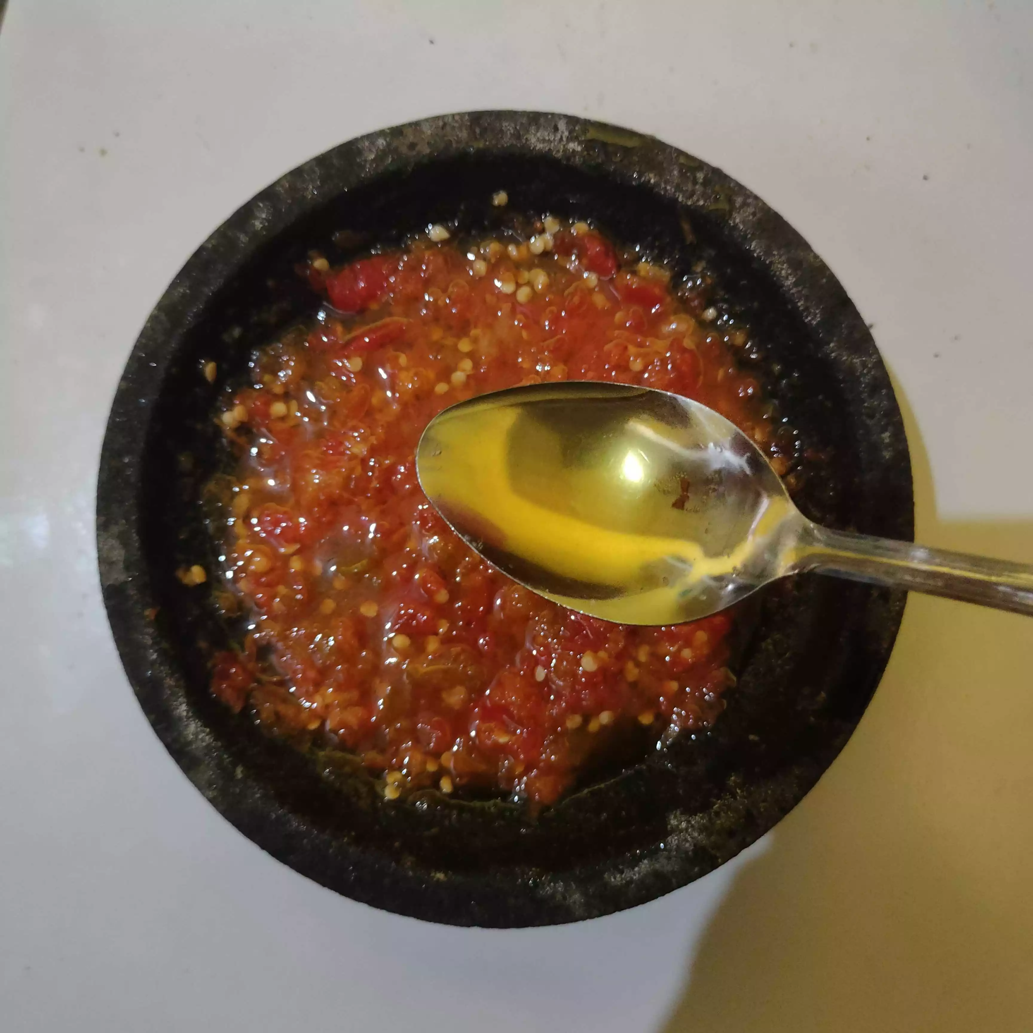 Step 6 Tahu Tempe Goreng Sambal Mentah