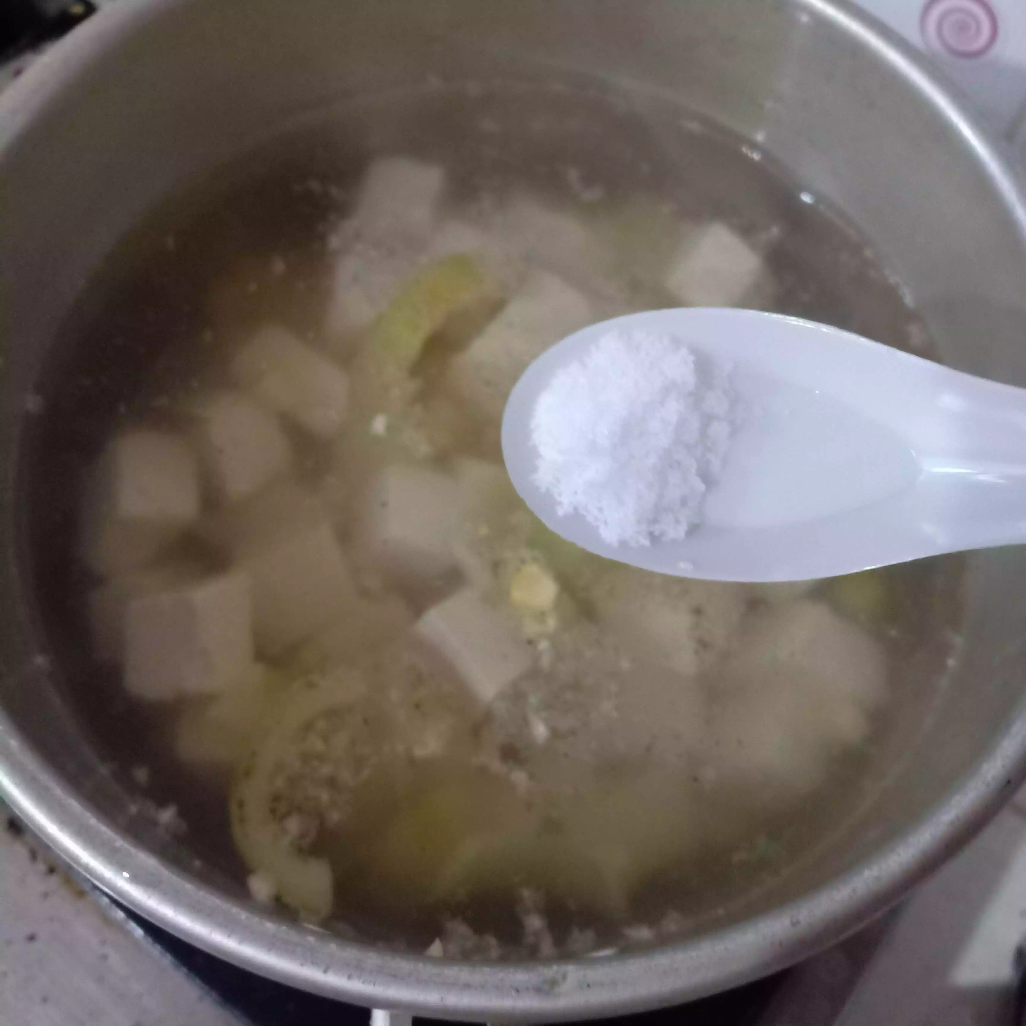 Step 4 Sup Tahu Jagung Buncis
