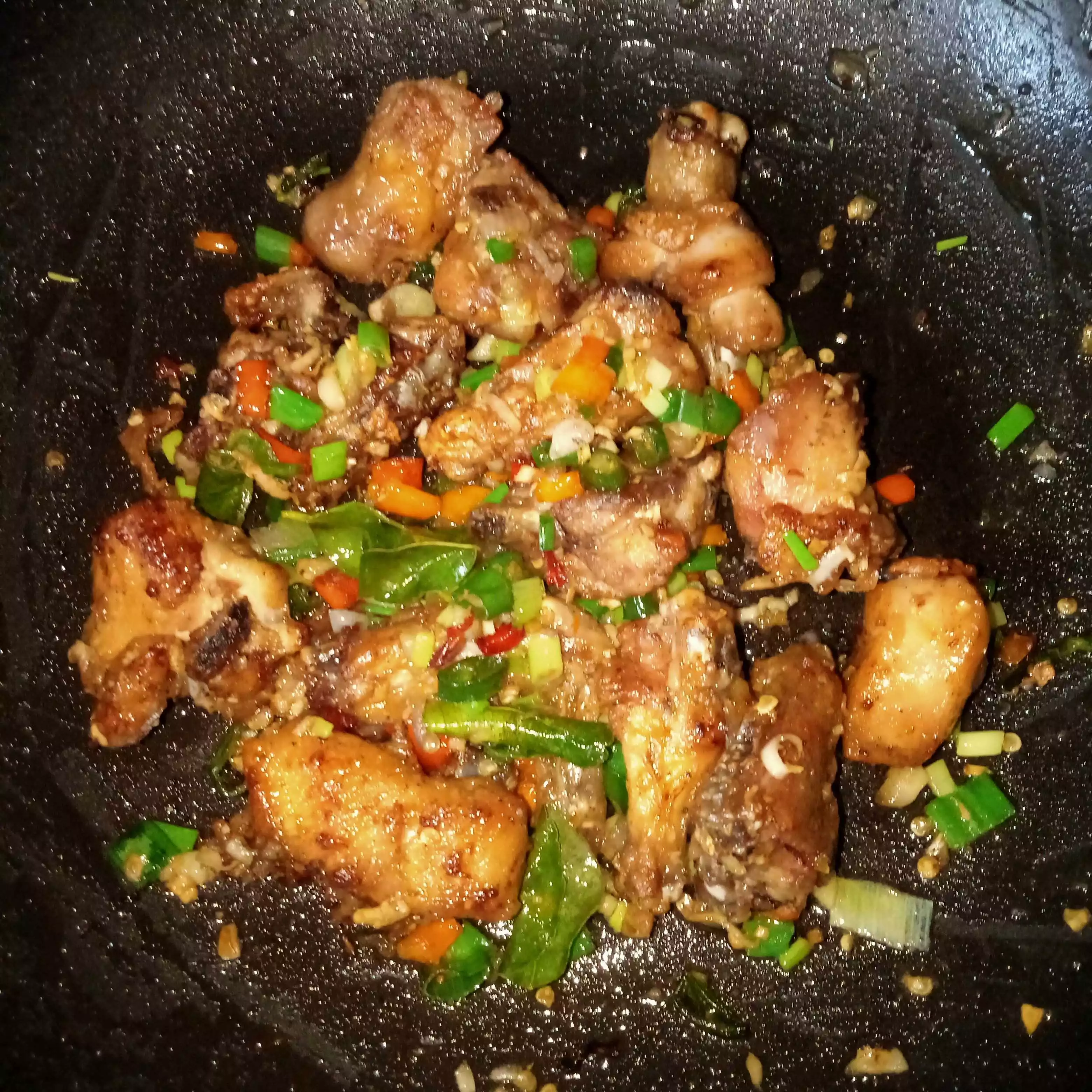 Step 8 Ayam Sereh Daun Jeruk