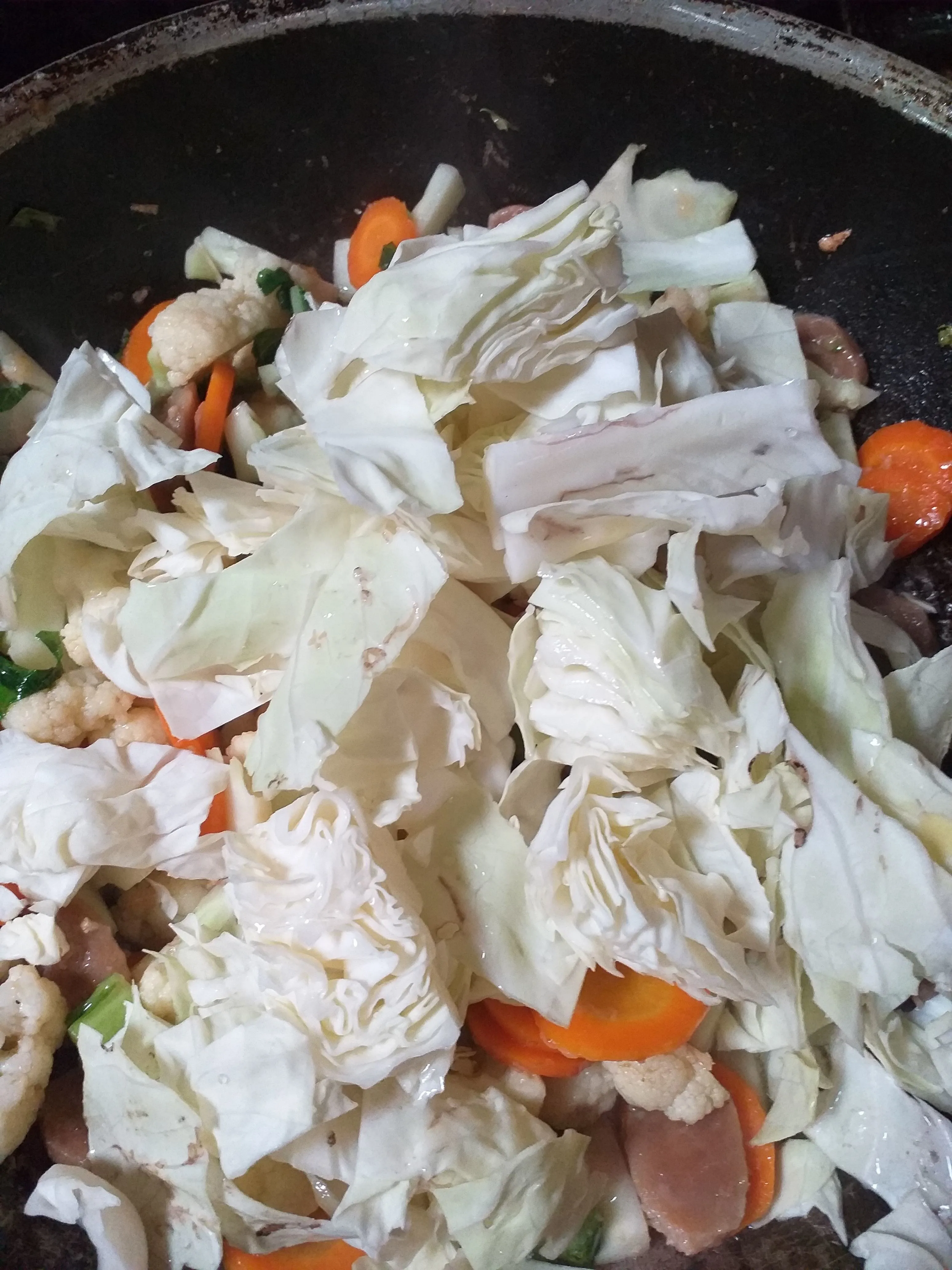 Step 7 Capcay Bakso Kekian
