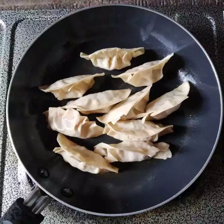 Step 7 Pan Fried Dumpling