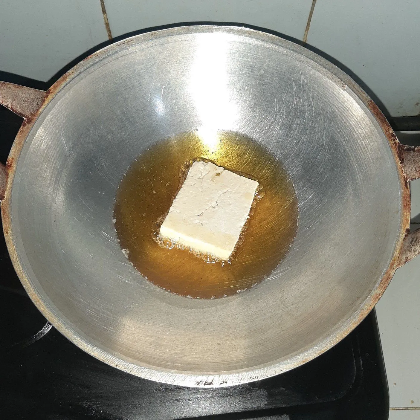 Step 6 Agedashi Tofu
