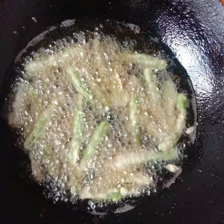 Step 4 Buncis Cabe Garam