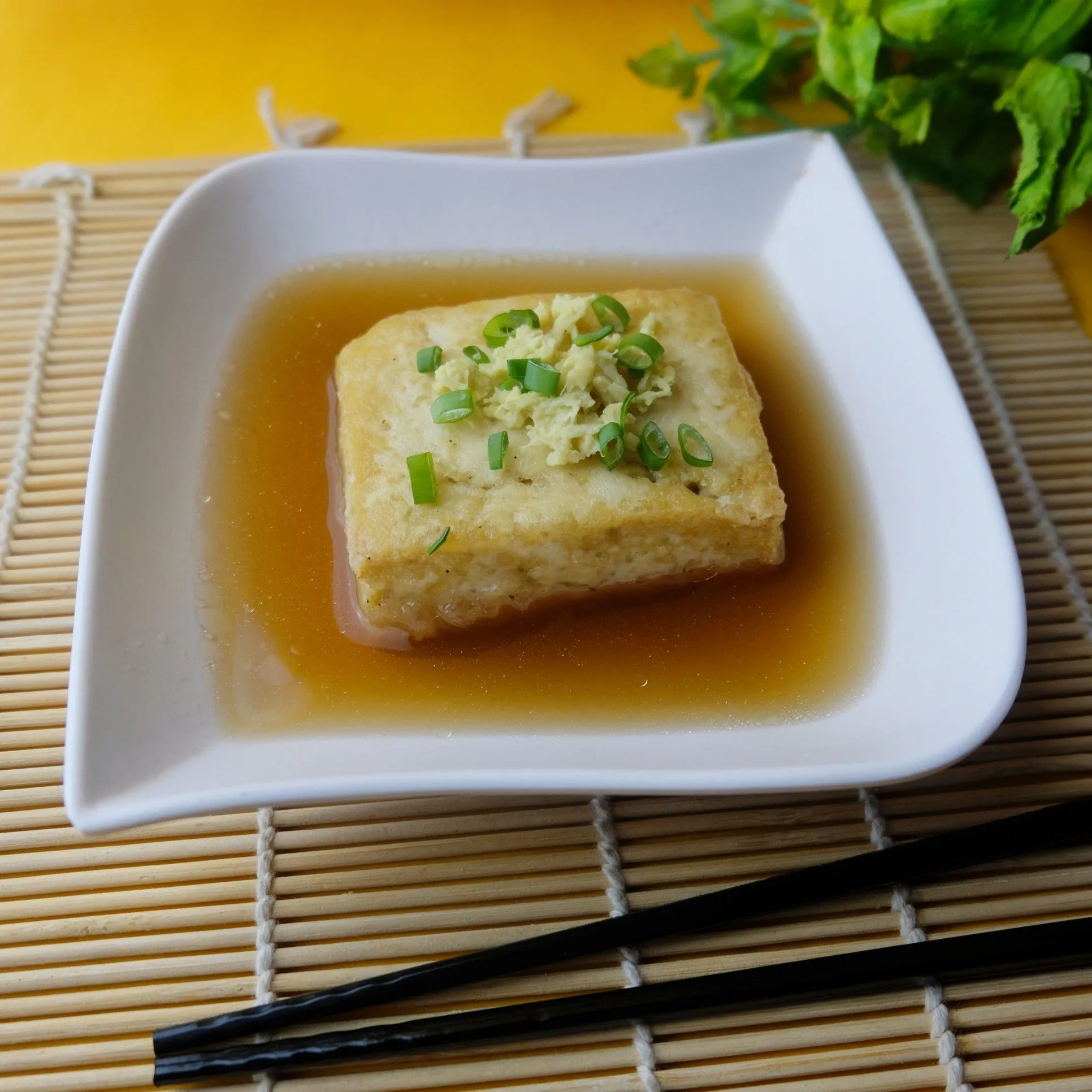 Step 10 Agedashi Tofu
