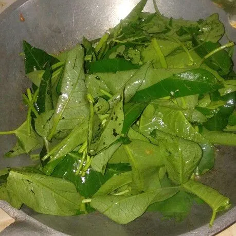 Step 4 Kangkung Sambal Tempe