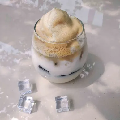 Dalgona Thai Tea Cincau #RecookKreasiKopi