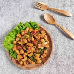 Oseng Tempe Bakso Kacang Panjang