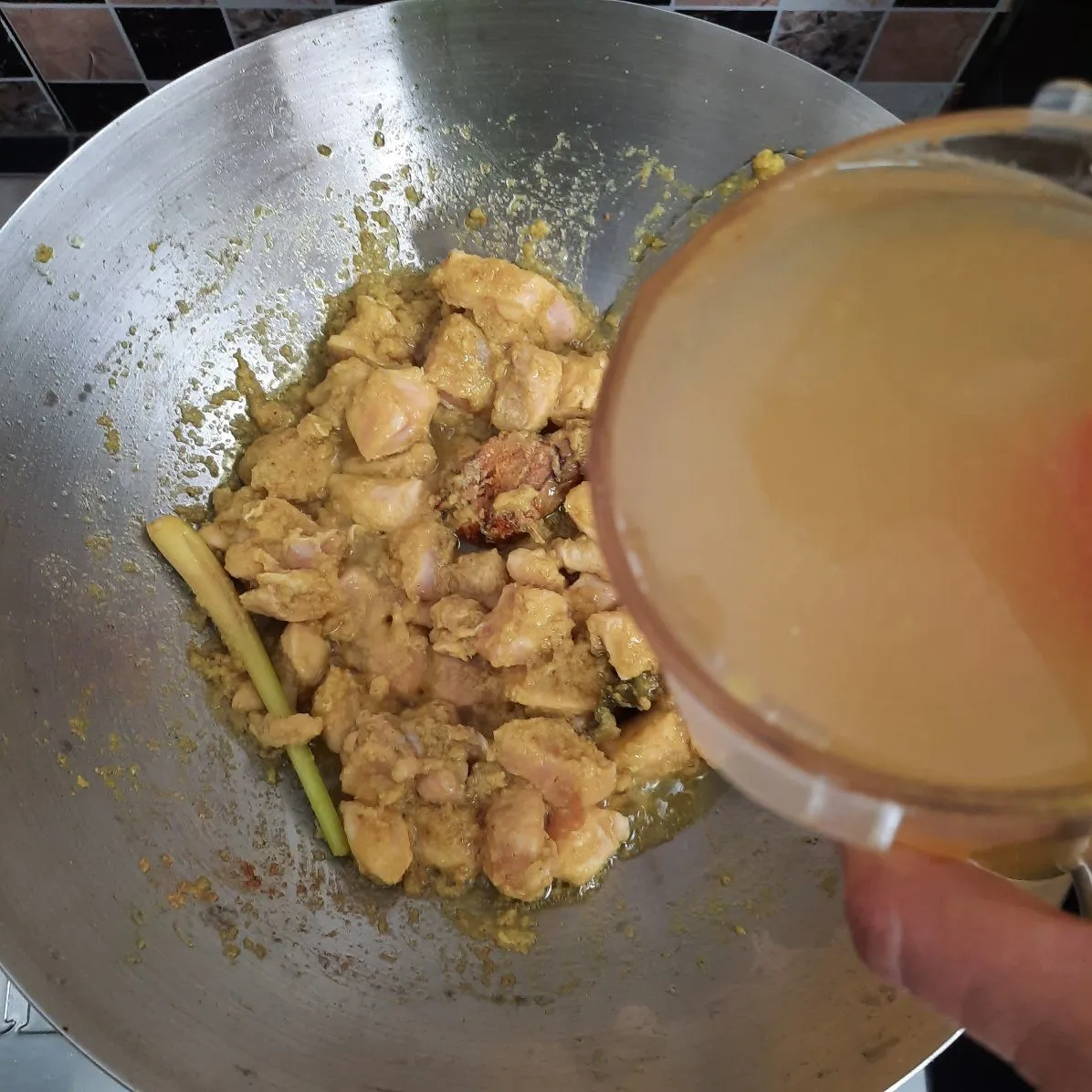 Step 6 Tongseng Ayam