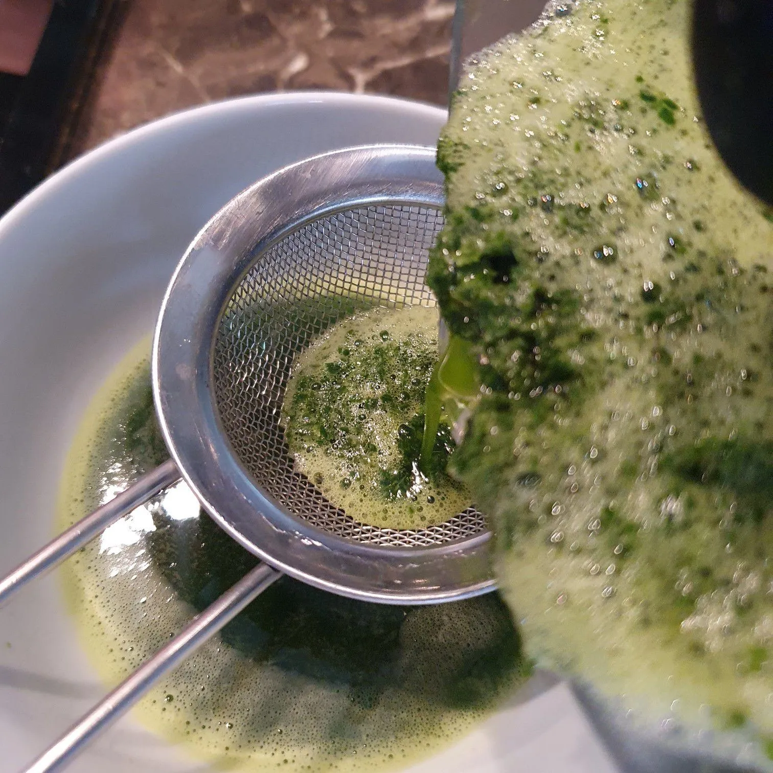 Step 4 Es Creamy Kopi Pandan