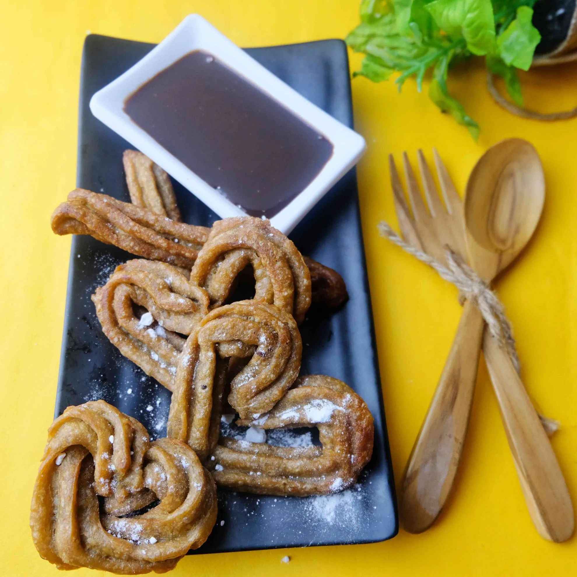 Churros Kopi Bentuk Hati #RecookKreasiKopi