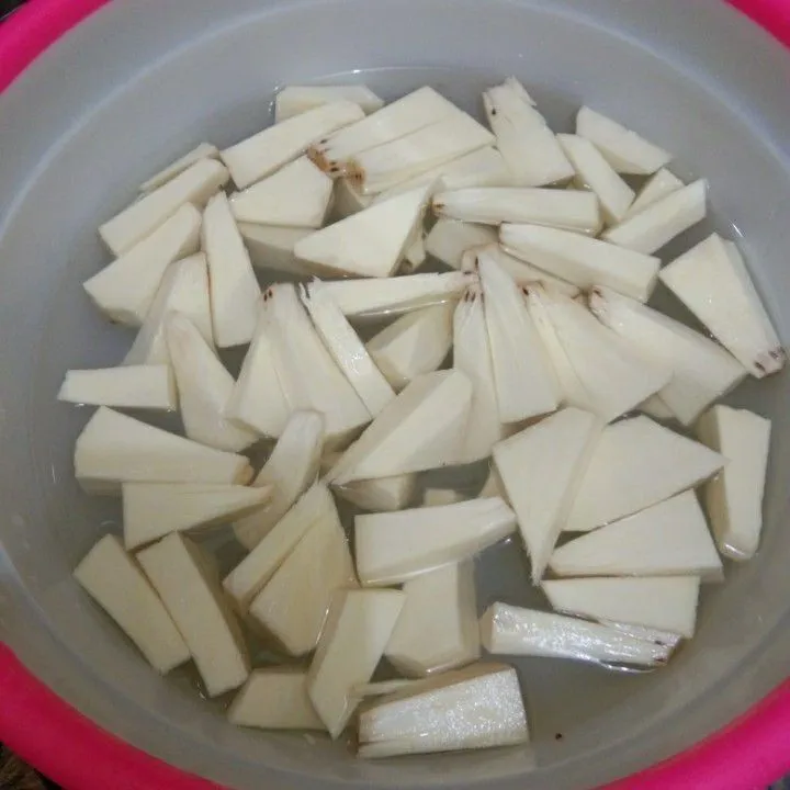 Step 1 Sukun Cabe Garam
