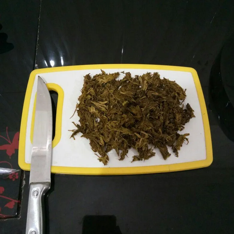 Step 1 Tumis Kenikir Tempe Gembus
