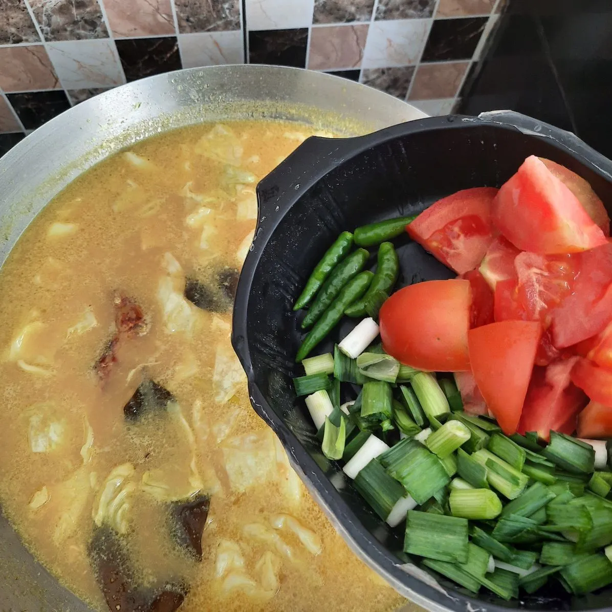 Step 8 Tongseng Ayam