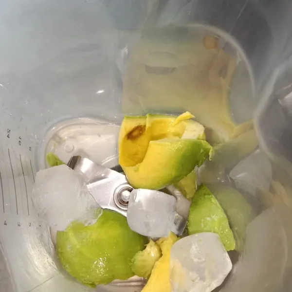 tambahkan 3 ice batu