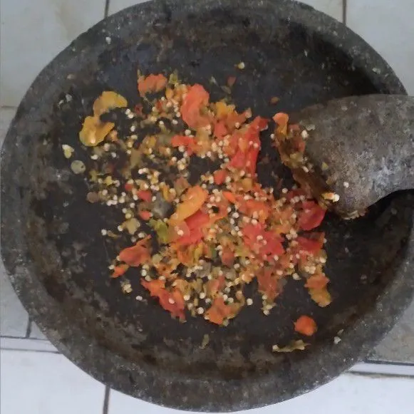 Step 2 Sambal Tempe Penyet Kemangi