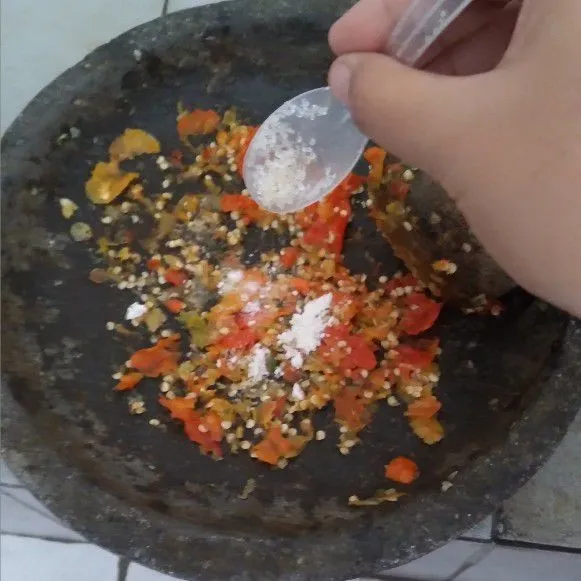 Step 3 Sambal Tempe Penyet Kemangi