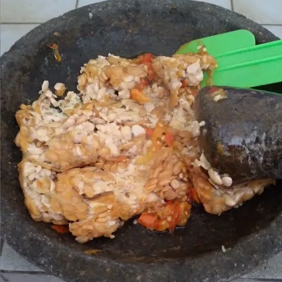 Step 5 Sambal Tempe Penyet Kemangi