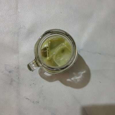 Step 3 Matcha Coffee Latte #RecookKreasiKopi