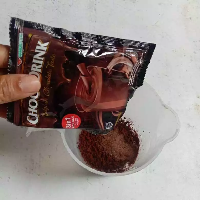 Step 1 Es Kopi Coklat
