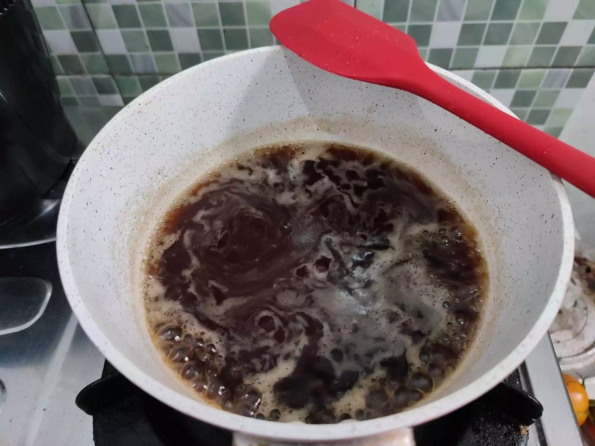 Step 3 Es Kopi Jelly Latte
