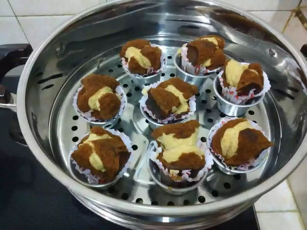 Step 8 Bolu Kukus Kopi